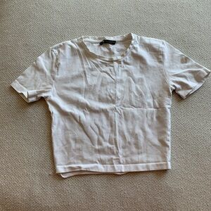 White Zara shirt